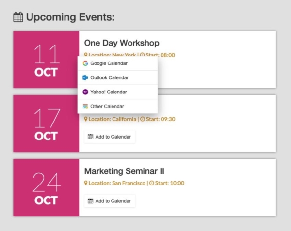 15 лучших JavaScript-плагинов календарей и событий в 2021 году