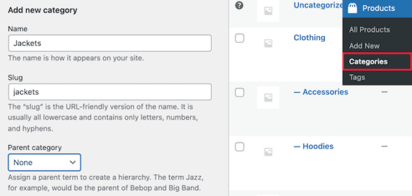 Как добавить продуктовые метки, атрибуты и рубрики в WooCommerce