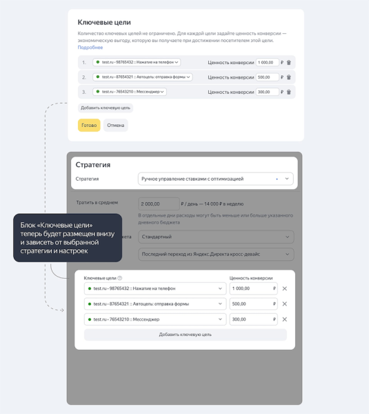 Яндекс меняет подход в работе с ключевыми целями в Директе
Яндекс меняет подход в работе с ключевыми целями в Директе