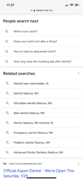 В мобильной выдаче Google появился блок People Search Next