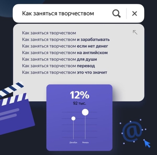 Яндекс проанализировал, какие поисковые запросы выросли в новогодние праздники
Яндекс проанализировал, какие поисковые запросы выросли в новогодние праздники