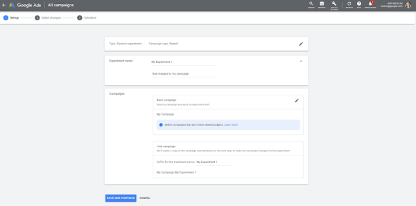 Google Ads упростил проведение экспериментов