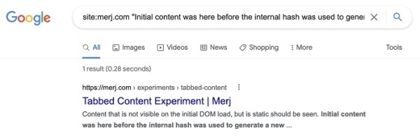 Как Google индексирует контент на вкладках: 12 тестов
Как Google индексирует контент на вкладках: 12 тестов