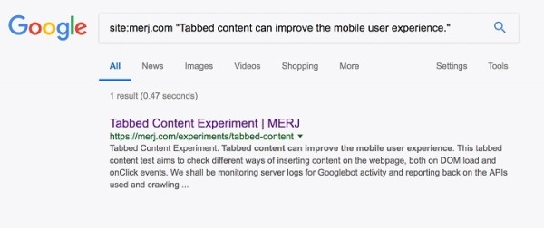 Как Google индексирует контент на вкладках: 12 тестов
Как Google индексирует контент на вкладках: 12 тестов