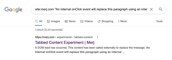 Как Google индексирует контент на вкладках: 12 тестов
Как Google индексирует контент на вкладках: 12 тестов