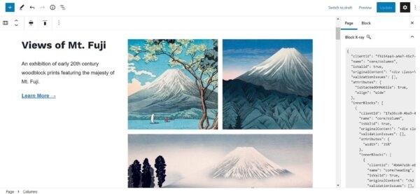 Block X-Ray Attributes: плагин для вывода атрибутов текущего выбранного блока в редакторе