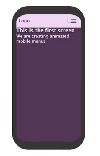 Анимация мобильных меню с помощью CSS