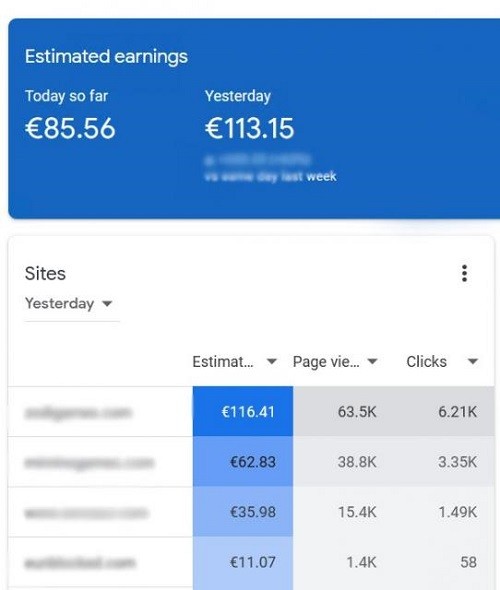 Google AdSense показывает заниженный расчетный доход
         
            Google AdSense показывает заниженный расчетный доход