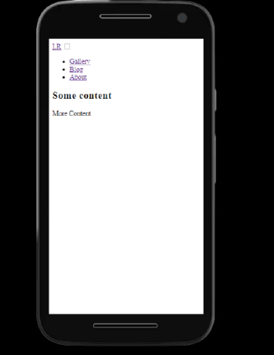 Создание адаптивного мобильного меню на CSS без JavaScript