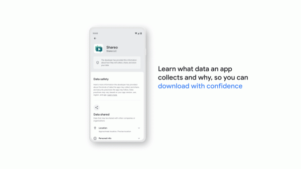 
            Google Play добавил в приложения раздел «Data safety»
        