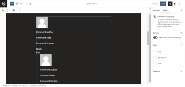 В WordPress 6.0 появятся новые блоки, связанные с комментариями