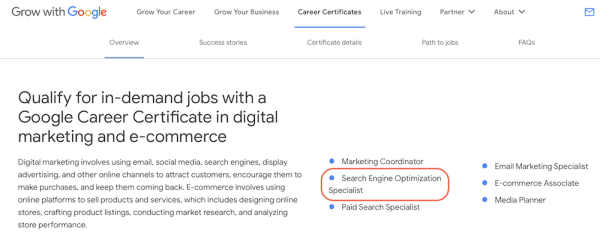 Google вводит сертификацию для SEO-специалистов
Google вводит сертификацию для SEO-специалистов