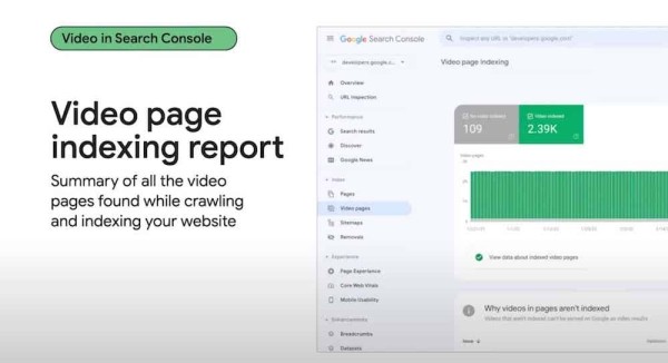 В Google Search Console появится отчет об индексации страниц с видеоконтентом
         
            В Google Search Console появится отчет об индексации страниц с видеоконтентом