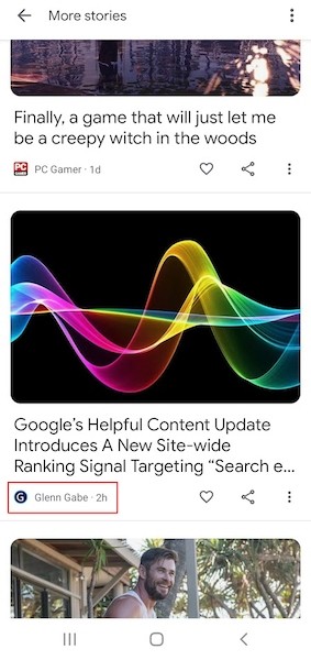 
            В Google Discover появилась возможность скрывать контент определенных авторов
        