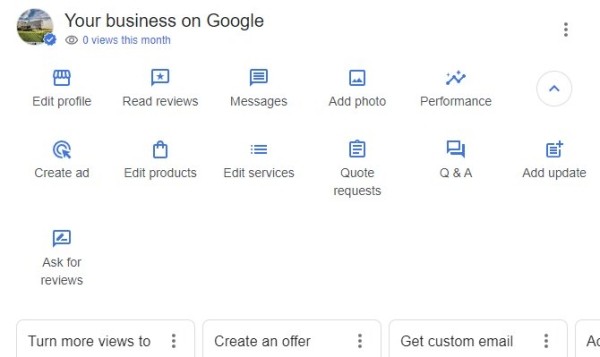 
            Google тестирует расширенное меню для управления бизнес-профилем на поиске
        
