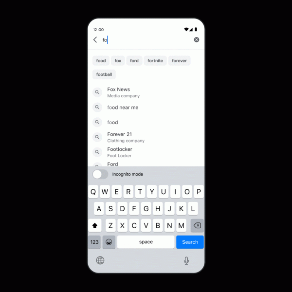 Google упростил поиск на iOS и улучшил поисковые подсказки
Google упростил поиск на iOS и улучшил поисковые подсказки