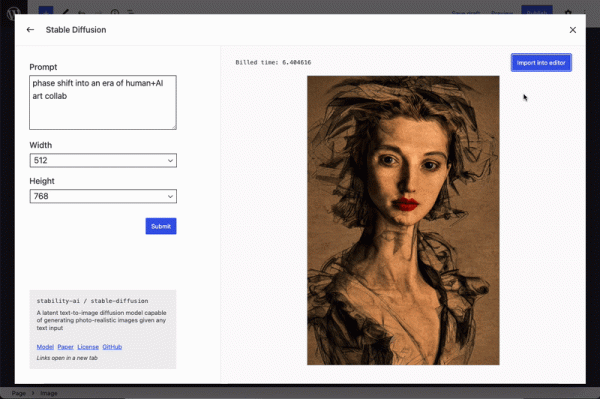 Block Diffusion: новый плагин, генерирующий изображения в WordPress на базе текстового ввода Block Diffusion: новый плагин, генерирующий изображения в WordPress на базе текстового ввода