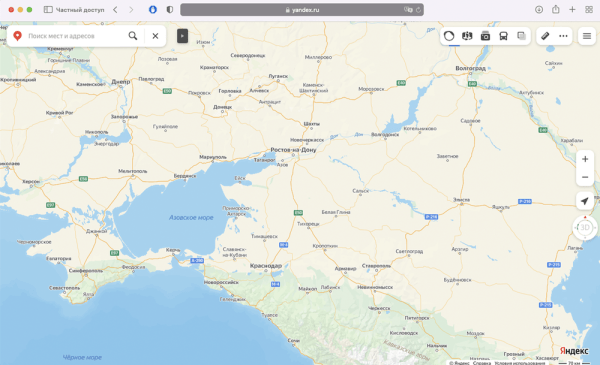 С Яндекс Карт исчезли региональные границы
         
            С Яндекс Карт исчезли региональные границы