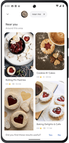 
            Google запустил «мультипоиск рядом со мной» для всех пользователей в США
        