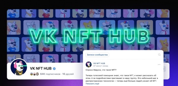 ВКонтакте анонсировала запуск VK NFT
         
            ВКонтакте анонсировала запуск VK NFT