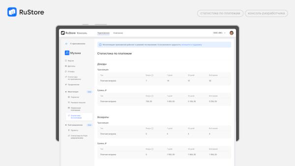 В RuStore появились платные приложения
В RuStore появились платные приложения
