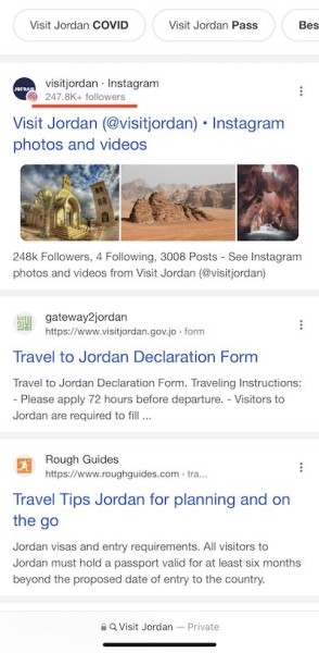 Google тестирует новое место показа количества подписчиков в результатах выдачи из соцсетей
         
            Google тестирует новое место показа количества подписчиков в результатах выдачи из соцсетей