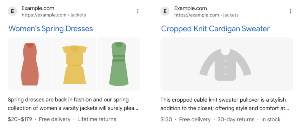 Google начал показывать информацию о доставке и возврате в сниппетах магазинов
Google начал показывать информацию о доставке и возврате в сниппетах магазинов