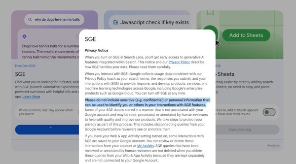 
            Экспериментальный поиск Google: первые вопросы и ответы
        