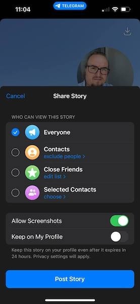 Telegram запустил Stories
Telegram запустил Stories