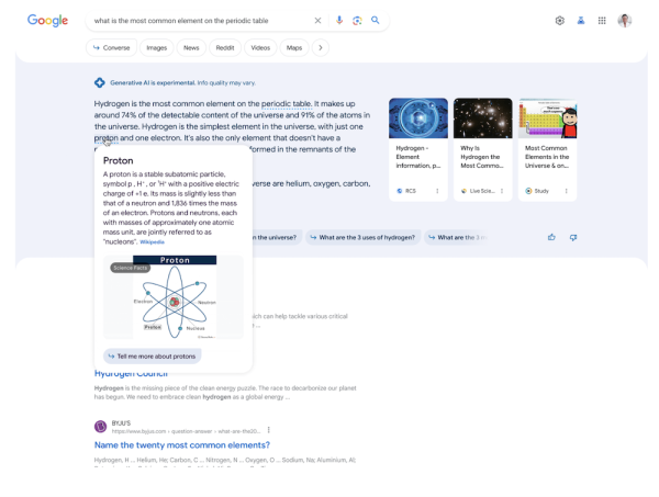 Google внедряет в экспериментальный поиск новые возможности генеративного ИИ
         
            Google внедряет в экспериментальный поиск новые возможности генеративного ИИ