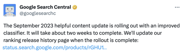 
            Google начал обновление системы определения полезности контента
        