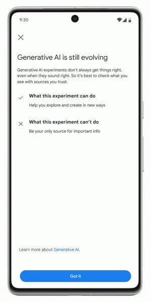 Google открывает подросткам доступ к SGE
Google открывает подросткам доступ к SGE