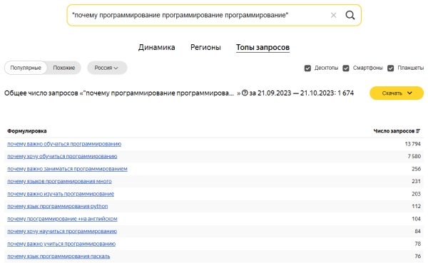 Яндекс Wordstat: полное руководство по использованию сервиса Яндекс Wordstat: полное руководство по использованию сервиса