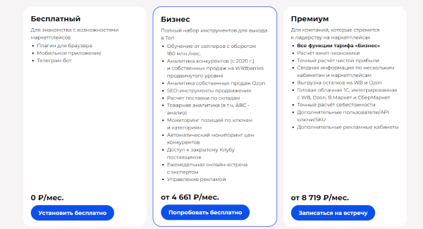 10 биддеров для управления рекламой на Wildberries. Подборка